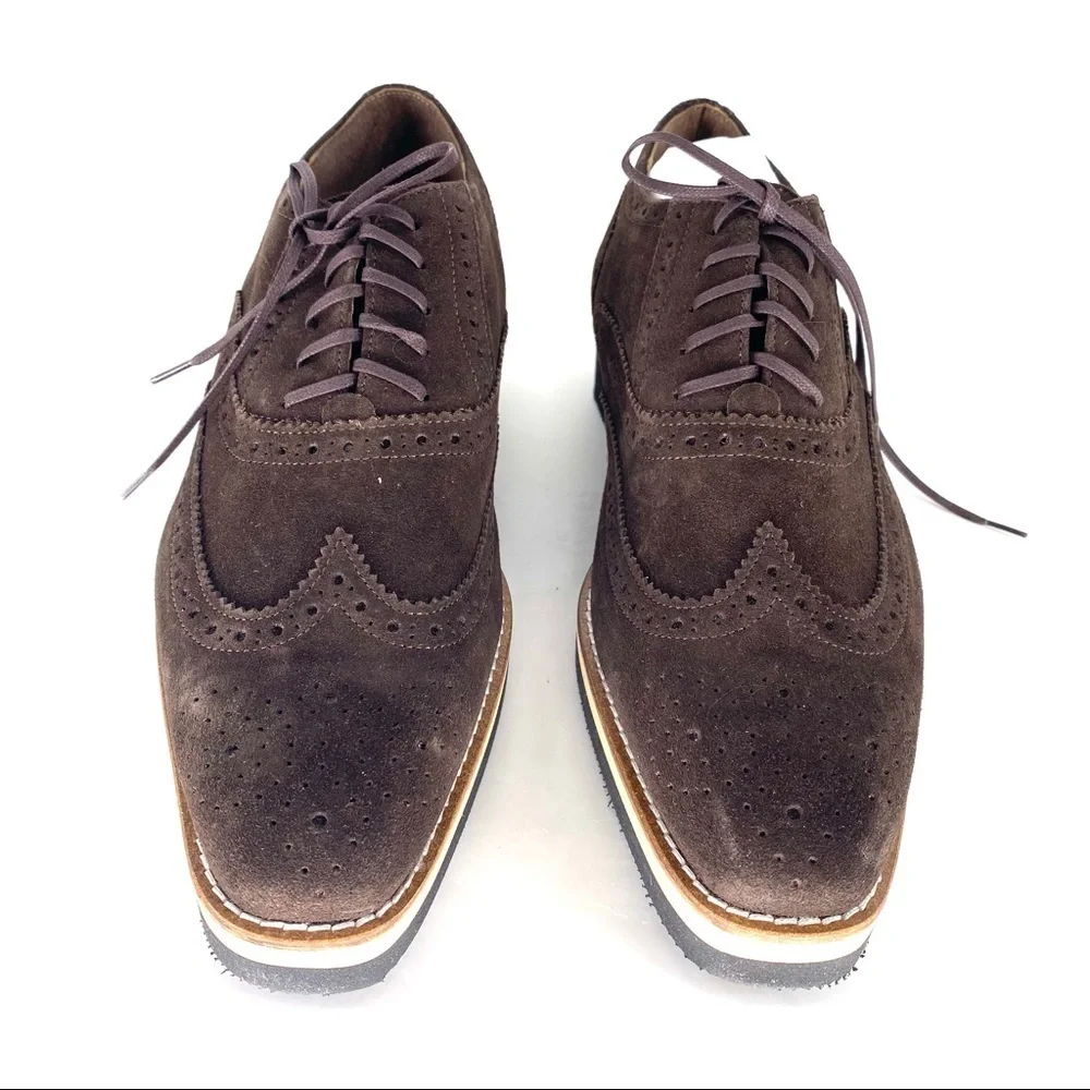 Girotti LIGHTWEIGHT MEN`S Suede SHOES 10583 size10